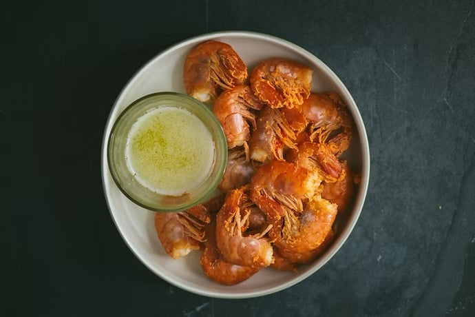Simple Boiled Prawns