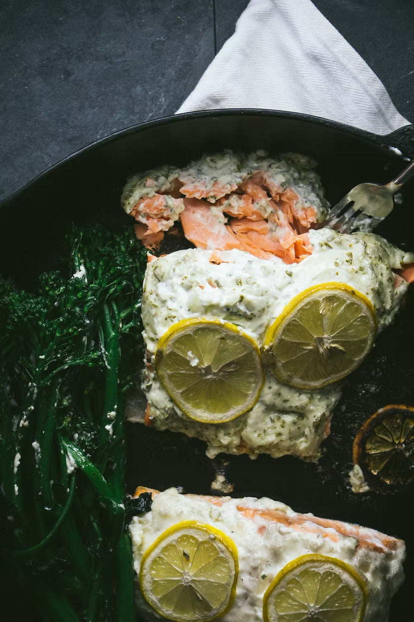 Creamy Topped Coho Salmon