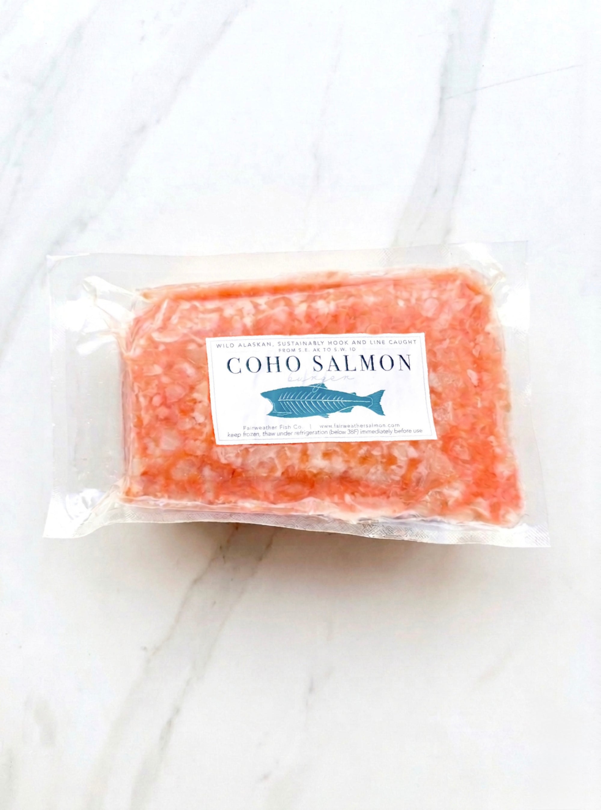 Coho Salmon Burger