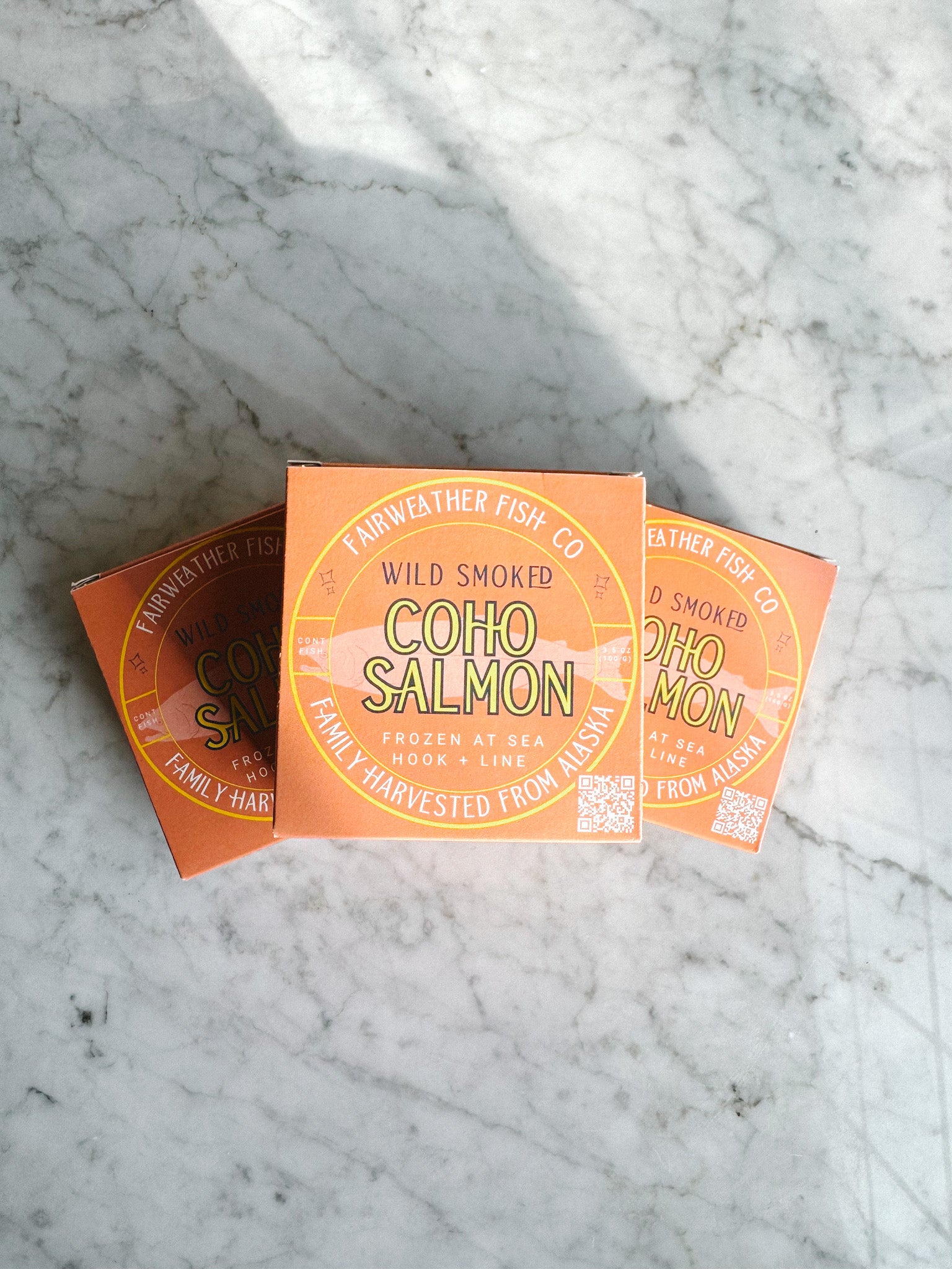 [3 pack!] Smoked + Tinned Coho Salmon, 3.5 oz